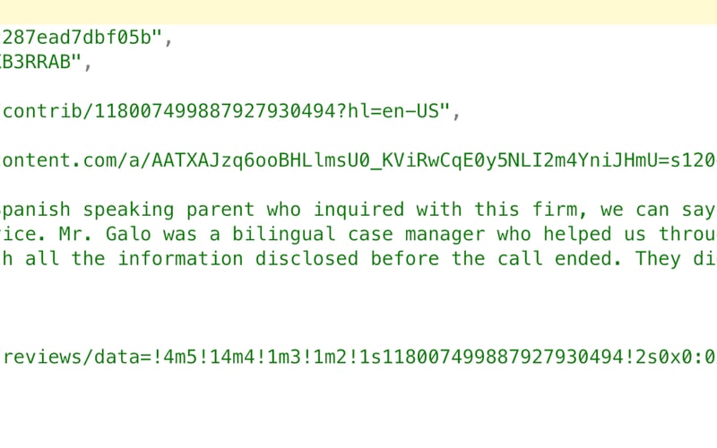 Google Maps Search API screenshot 2
