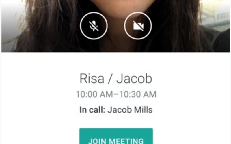 Google Meet screenshot 2