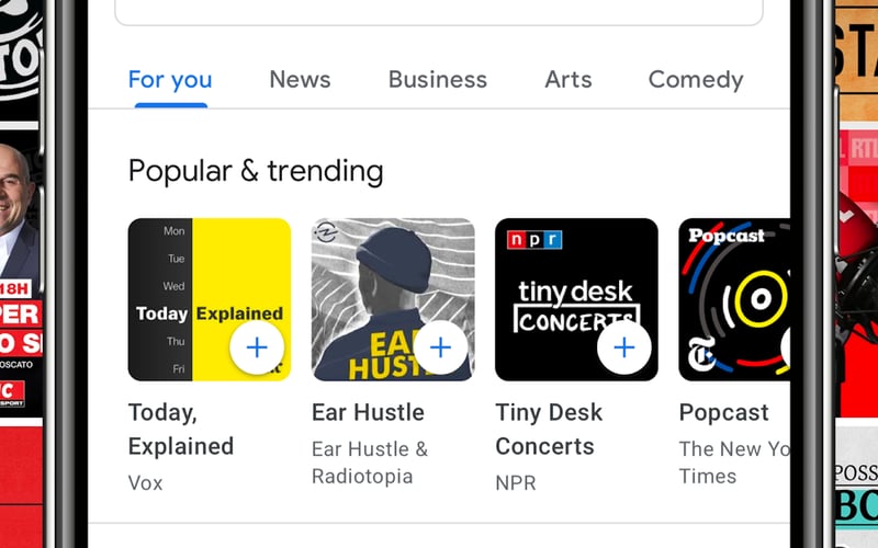 Google Podcasts screenshot 2