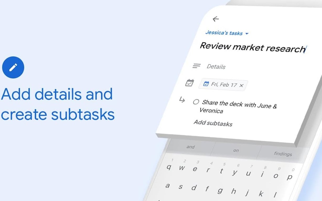 Google Tasks preview