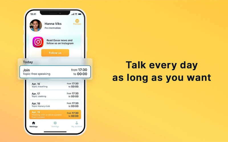 Govar – English speaking app screenshot 3
