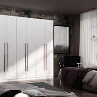 Gramercy White Wardrobe Armoire