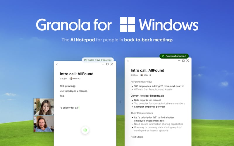 Granola screenshot 1