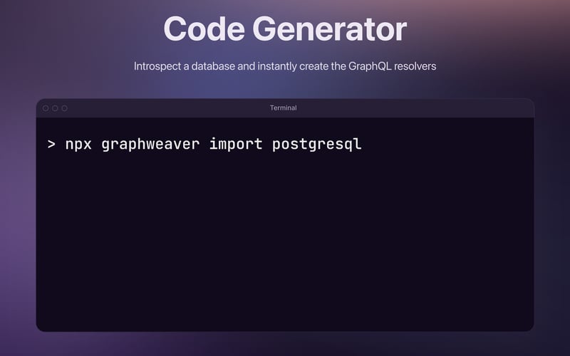 Graphweaver screenshot 3