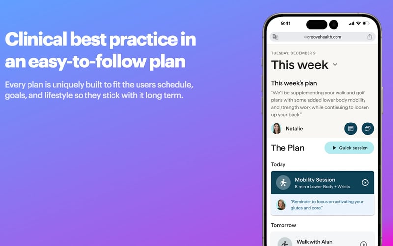 Groove Health screenshot 3
