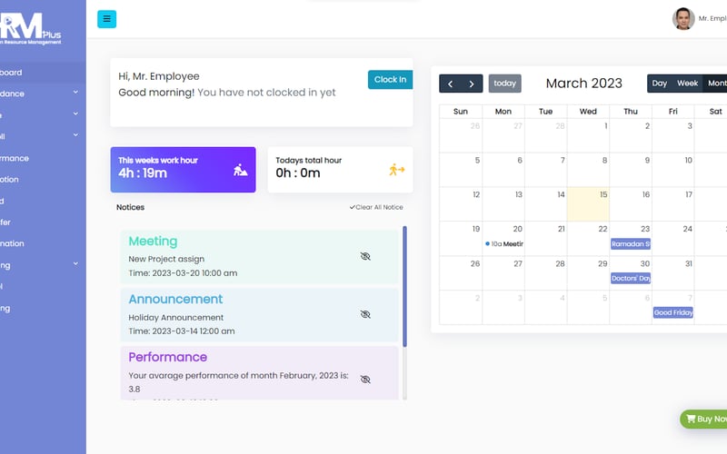 HRMplus screenshot 3