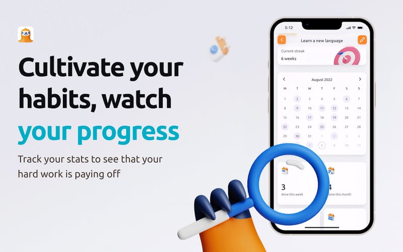 Habitive screenshot 1