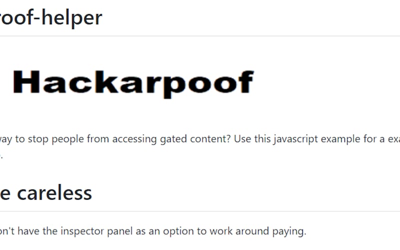 Hackarpoof screenshot 2