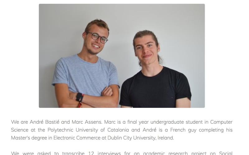 Happy Scribe screenshot 1