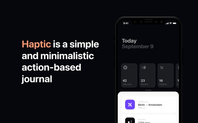 Haptic Life Tracker screenshot 1