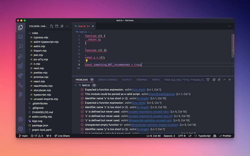 Harmony screenshot 1