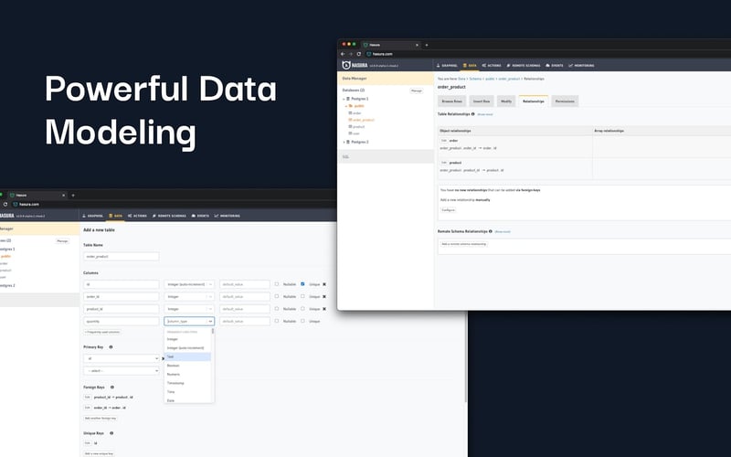 Hasura screenshot 3