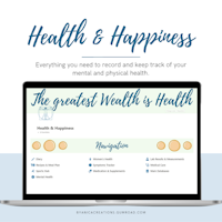 Health & Happiness Notion Template