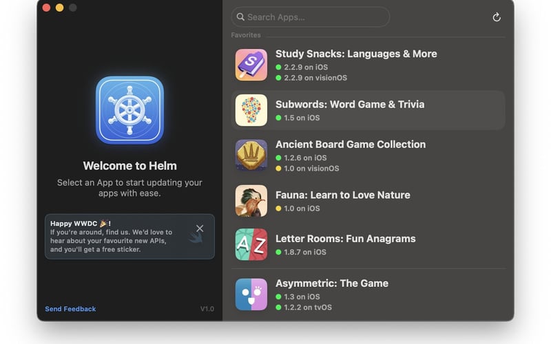 Helm for App Store Connect screenshot 2