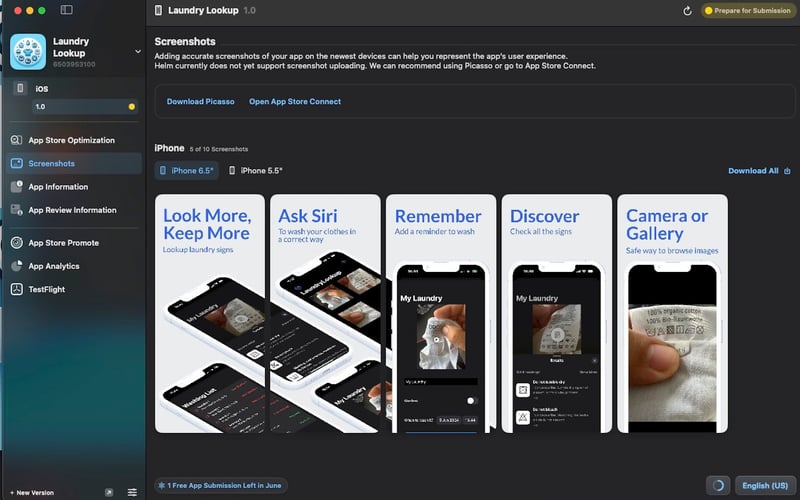 Helm for App Store Connect screenshot 3