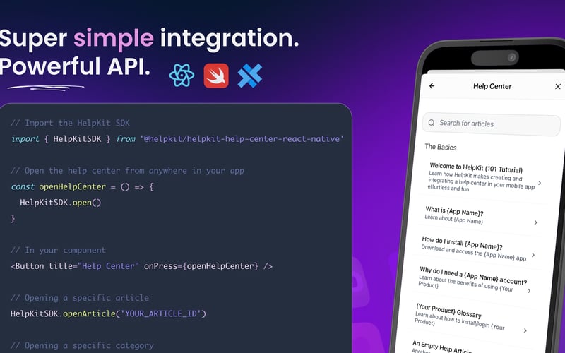 HelpKit Knowledge Base screenshot 2