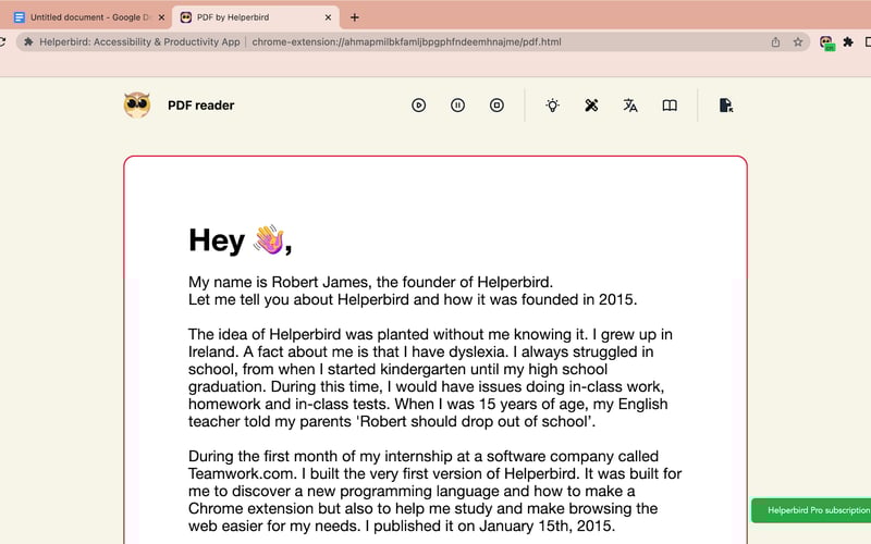 Helperbird screenshot 3