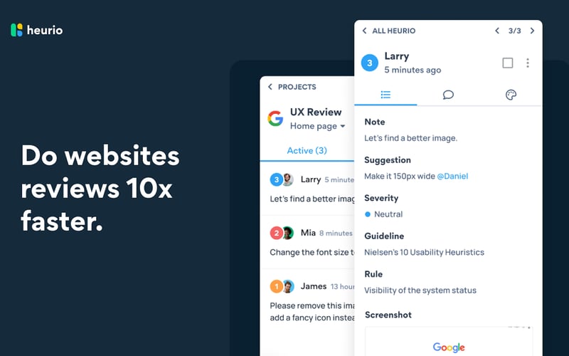 Heurio 2.0 screenshot 2