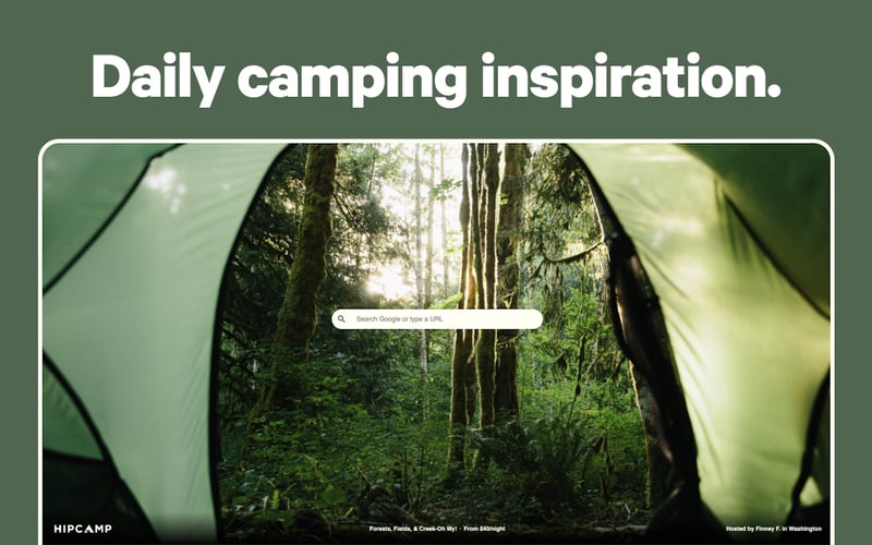 Hipcamp screenshot 1