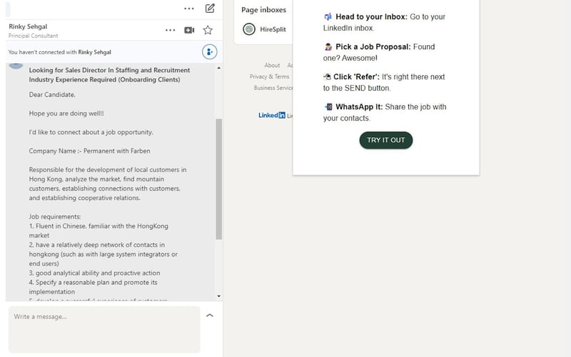 HireSplit screenshot 2