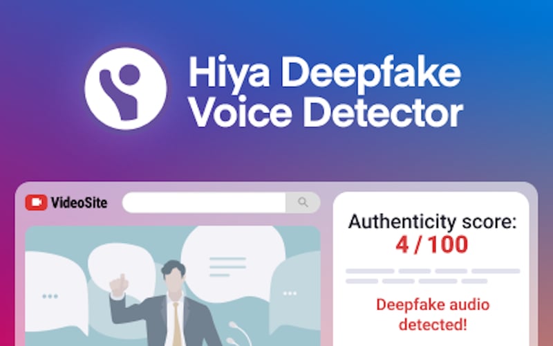 Hiya Deepfake Voice Detector screenshot 1