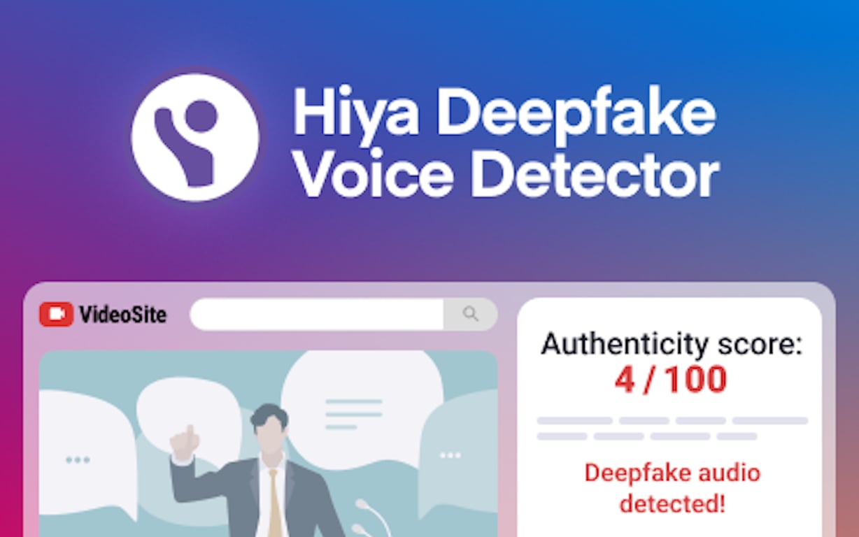 Hiya Deepfake Voice Detector preview