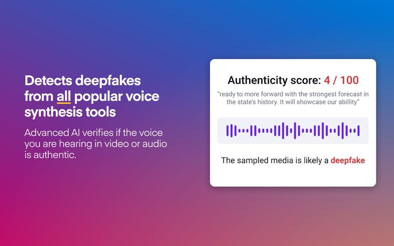 Hiya Deepfake Voice Detector screenshot 3
