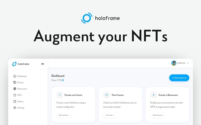 Holoframe | Augment your NFTs screenshot 1