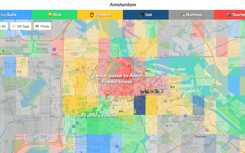 Hoodmaps screenshot 2