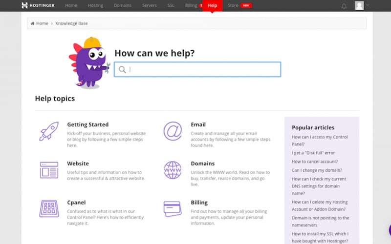 Hostinger screenshot 1