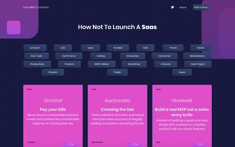 How not to launch screenshot 2