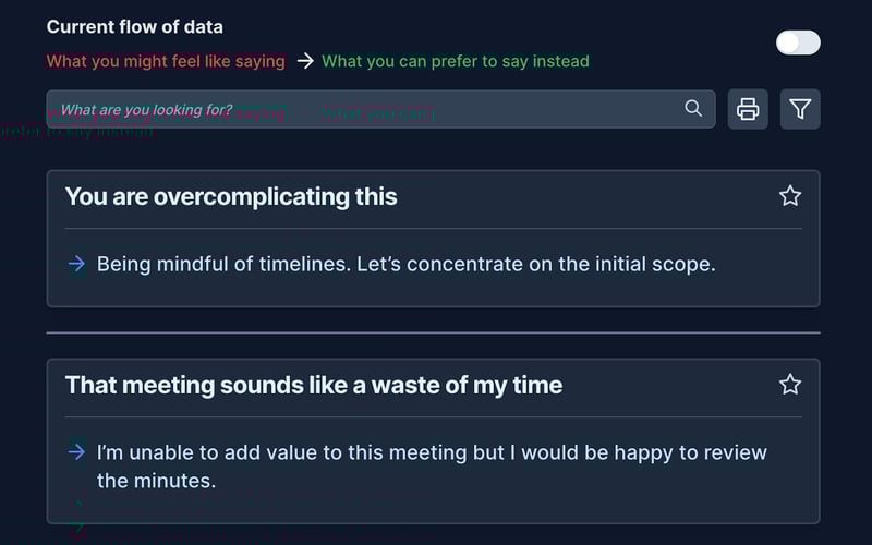 How to professionally say screenshot 3