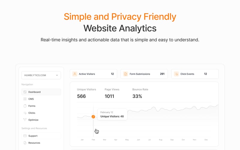 Humblytics screenshot 2