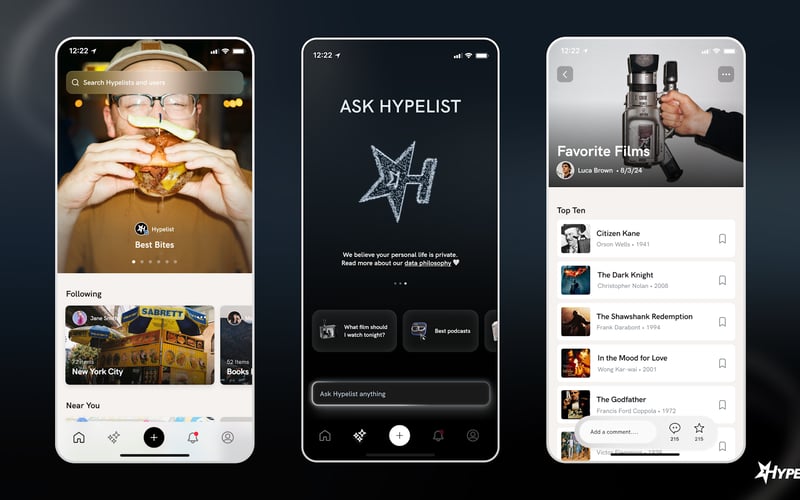 Hypelist screenshot 1