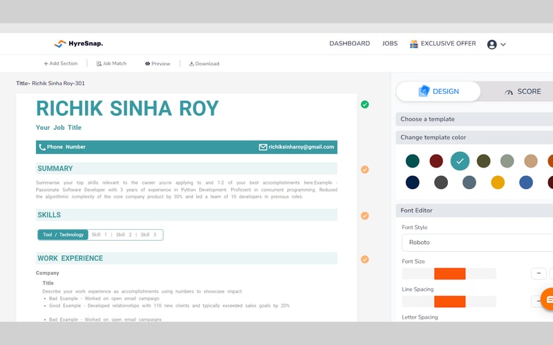 HyreSnap screenshot 1