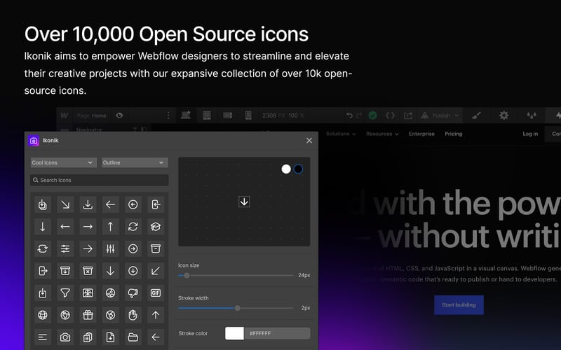 Ikonik - Webflow App screenshot 1