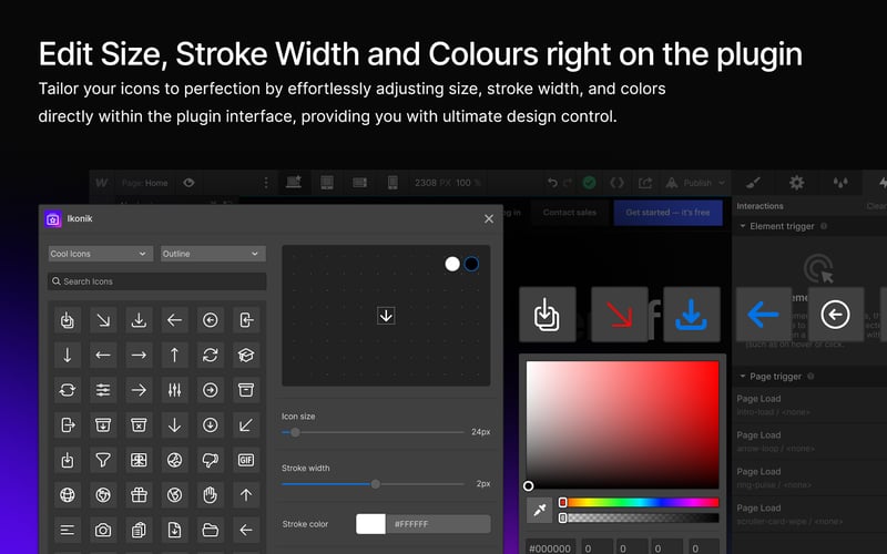 Ikonik - Webflow App screenshot 2
