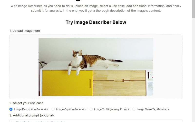 Image Describer screenshot 1