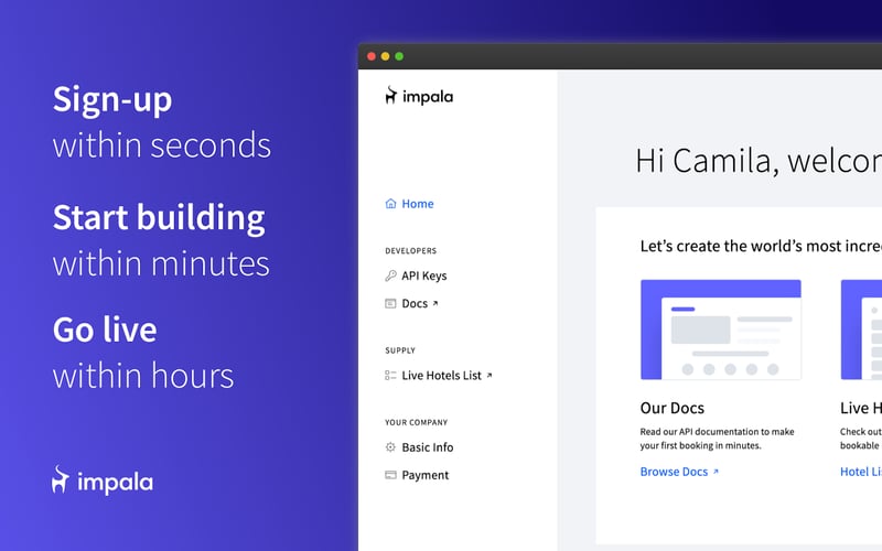Impala Hotel Booking API screenshot 1