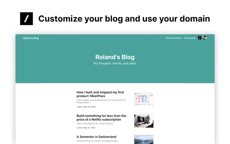 Imprint screenshot 2