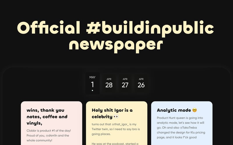 Indie News screenshot 1