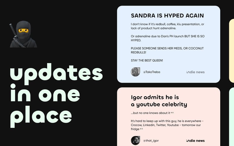 Indie News screenshot 2