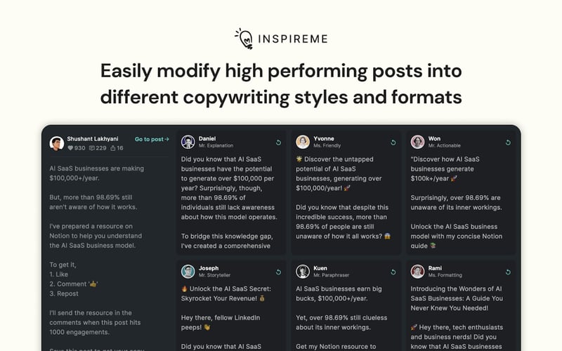 InspireMe screenshot 2