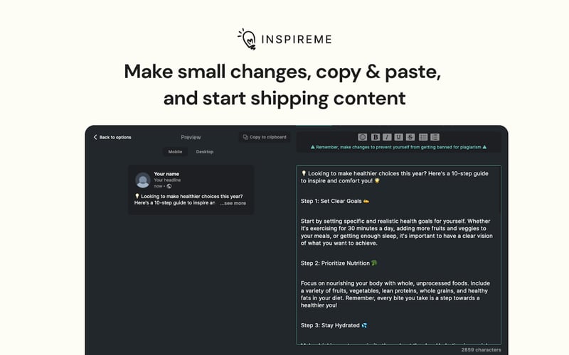 InspireMe screenshot 3