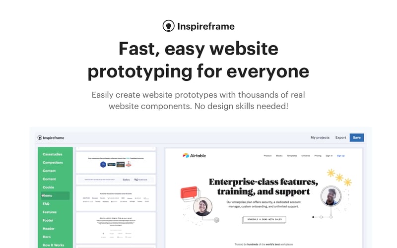 Inspireframe screenshot 1