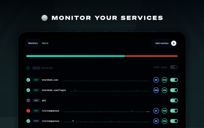 Instatus screenshot 1