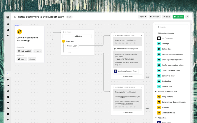 Intercom screenshot 2