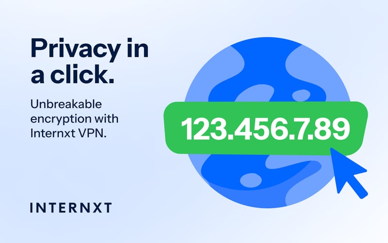 Internxt VPN screenshot 2