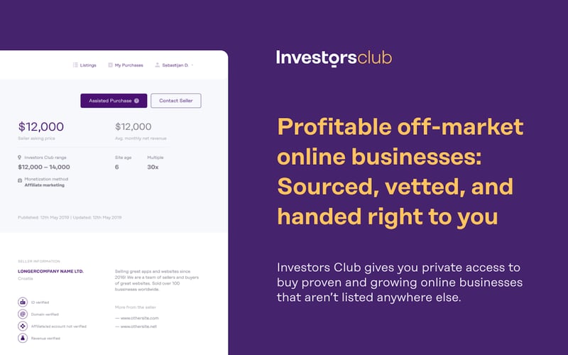Investors Club screenshot 2