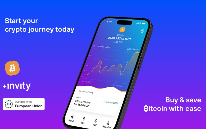 Invity app - your friend in crypto screenshot 2